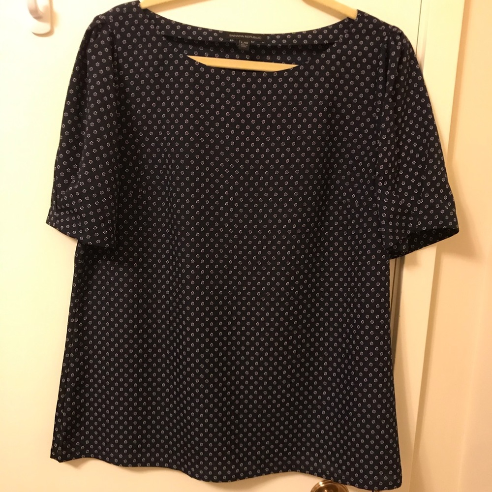 Banana Republic Wide Neck Blouse